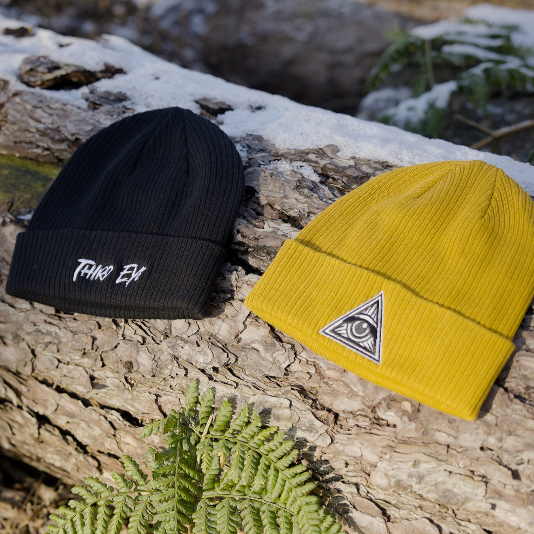 Third Eye Beanie - Mustard Yellow